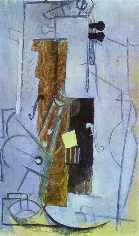 Pablo Picasso. Clarinet and Violin.