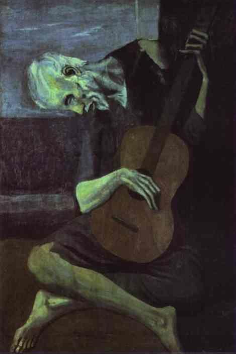 Pablo Picasso. The Old Guitarist.