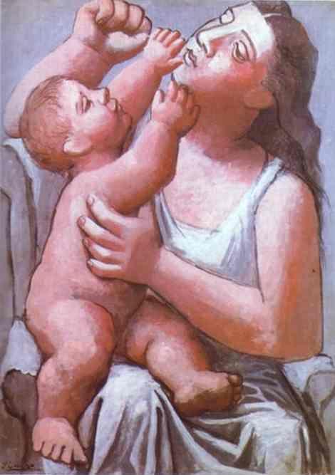 Pablo Picasso. Mother and Child.