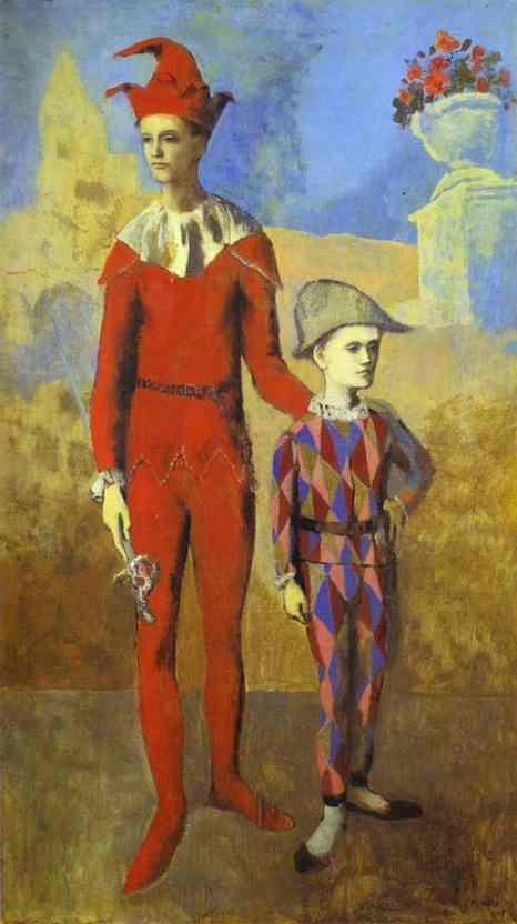 Pablo Picasso. Acrobat and Young Harlequin.