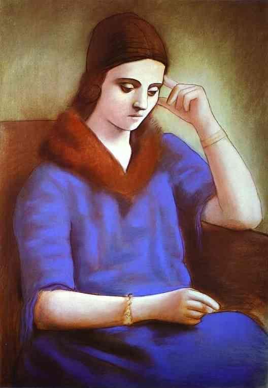 Pablo Picasso. Portrait of Mme Olga Picasso.