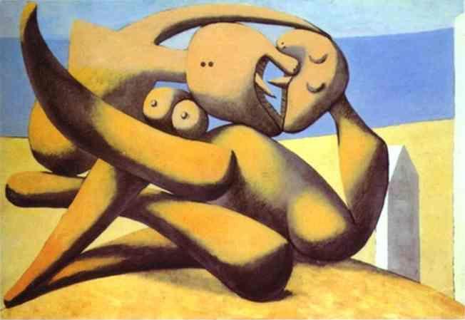 Pablo Picasso. Figures on a Beach.