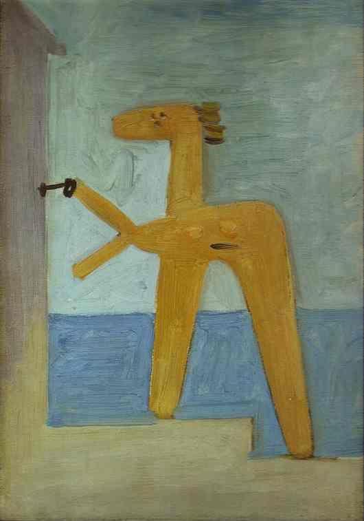 Pablo Picasso. Bather Opening a Cabin.