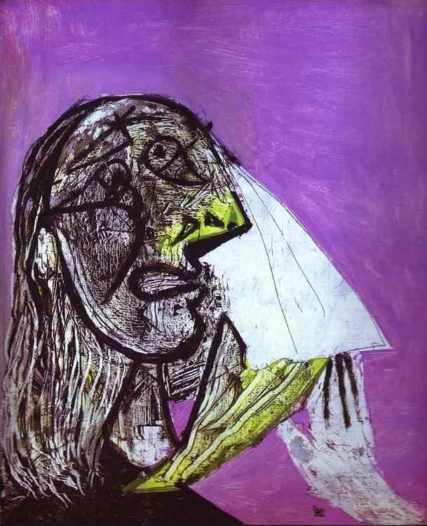 Pablo Picasso. A Woman in Tears.