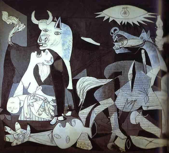 Pablo Picasso. Guernica. Detail.