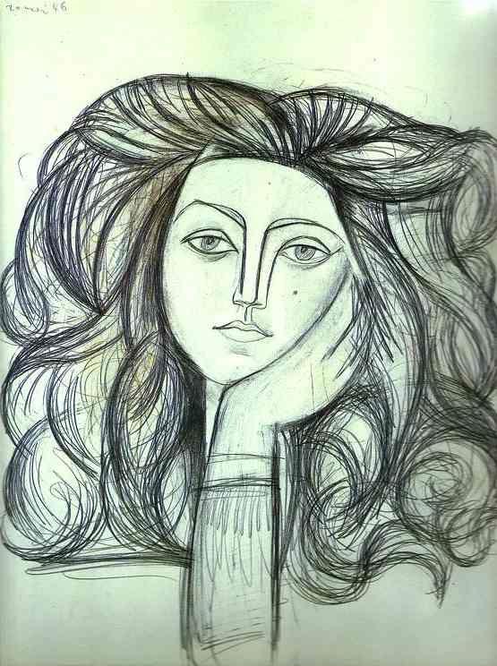 Pablo Picasso. Portrait of Françoise.