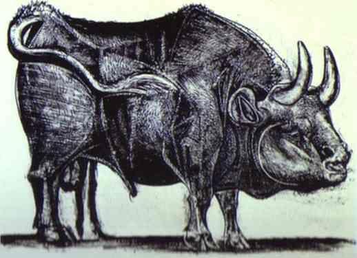 Pablo Picasso. The Bull. State III.