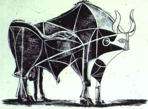 Pablo Picasso. The Bull. State V.