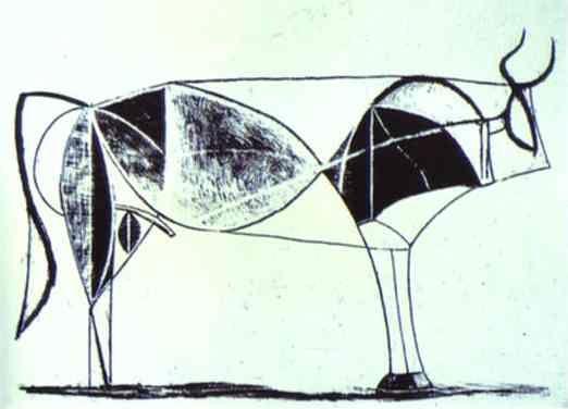 Pablo Picasso. The Bull. State VII.