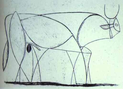 Pablo Picasso. The Bull. State IX.