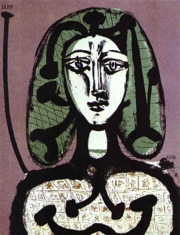 Pablo Picasso. Woman with Green Hair.