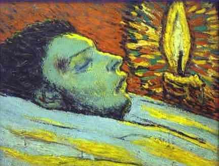 Pablo Picasso. Death of Casagemas.