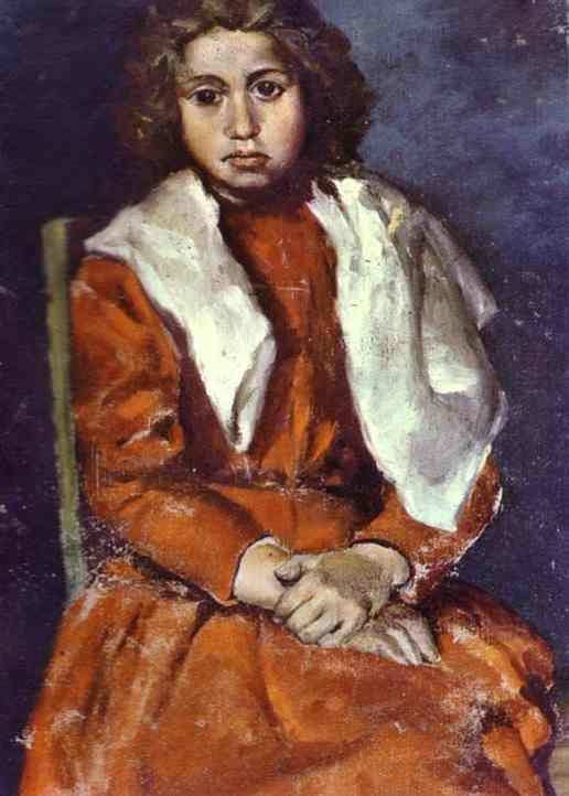 Pablo Picasso. The Barefoot Girl.