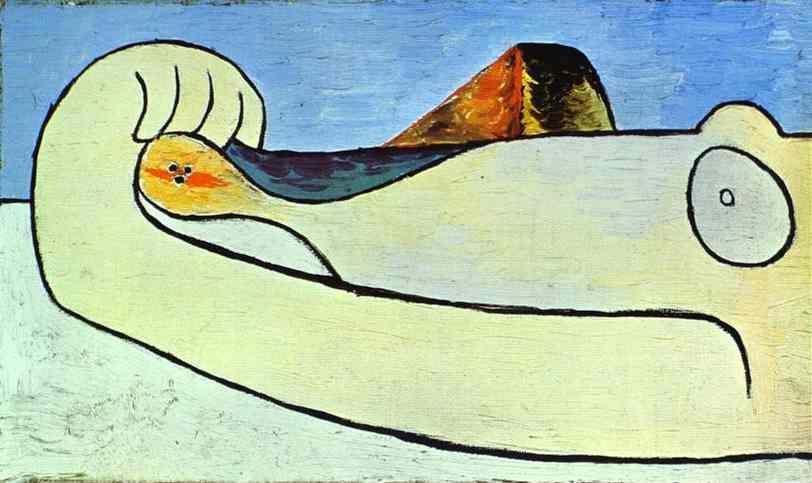 Pablo Picasso. Nude on a Beach.