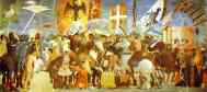 Piero della Francesca. Legend of the True Cross: the Battle of Heraclius and Chosroes.