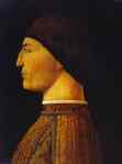 Piero della Francesca. Portrait of Sigismondo Pandolfo Malatesta, the Prince of Rimini.