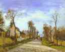 Camille Pissarro. La Route de Versailles a Louveciennes.