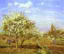 Camille Pissarro. Orchard in Blossom, Louveciennes.