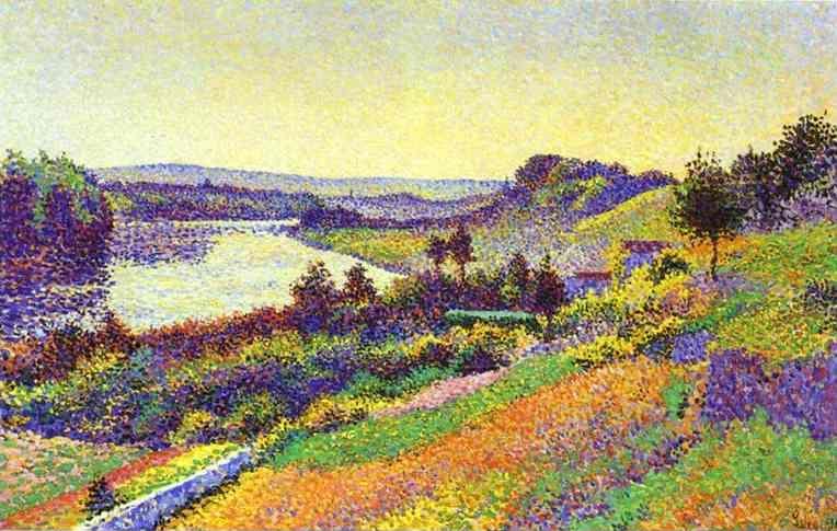 Maximilien Luce. The Seine at Herblay.