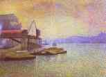 Georges Lemmen. View of the Thames.