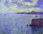 Theo Van Rysselberghe. Sailboats and Estuary.