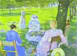 Theo Van Rysselberghe. Family in an Orchard.