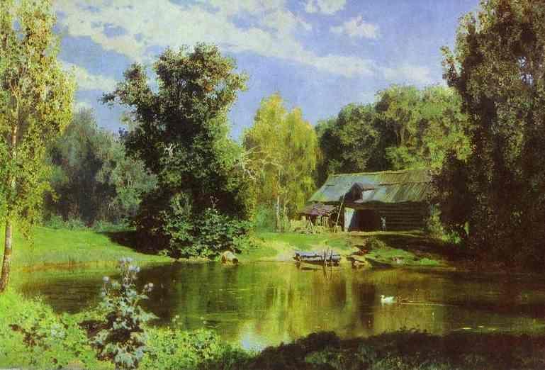 Vasiliy Polenov. Pond in Abramtzevo.