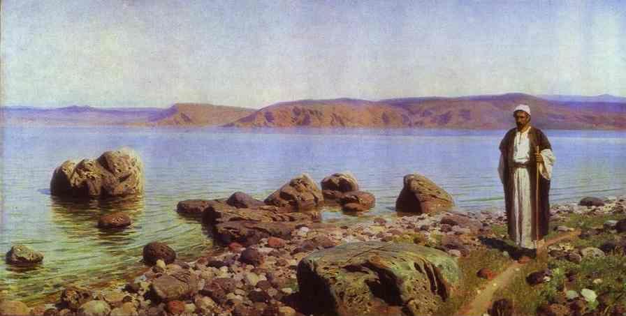 Vasiliy Polenov. On the Genisaret (Tiberias) Lake. From the series "The Life of Christ".