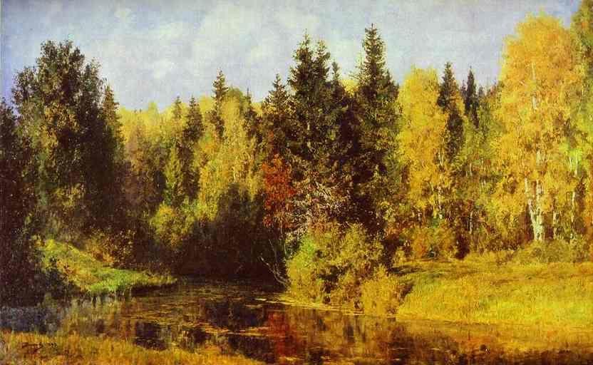 Vasiliy Polenov. Autumn in Abramtzevo.