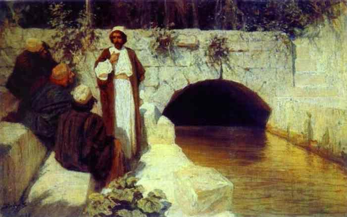 Vasiliy Polenov. "What People Think about Me". From the series "The Life of Christ".
