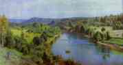 Vasiliy Polenov. The River Oyat. Study.