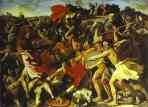Nicolas Poussin. The Battle of Joshua with Amalekites.