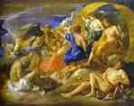 Nicolas Poussin. Helios and Phaeton with Saturn and the Four Seasons.