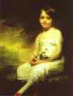 Sir Henry Raeburn. A Little Girl Carrying  Flowers.
