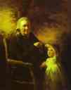 Sir Henry Raeburn. Portrait of John  Tait and His Grandson.