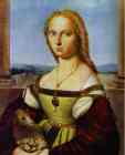 Raphael. Portrait of a Lady with a Unicorn.