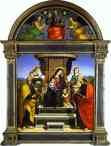 Raphael. Madonna and Child Enthroned with Saints.