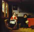Nicolaes Maes. Naughty Little Drum-Player.