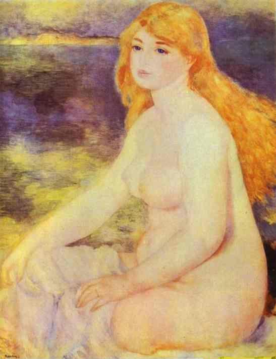 Pierre-Auguste Renoir. Blonde Nude.