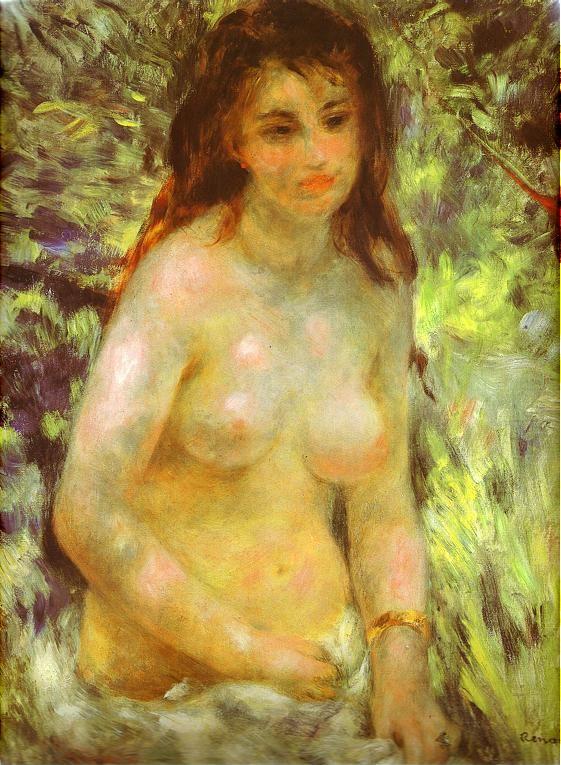 Pierre-Auguste Renoir. Nude in the Sunlight.