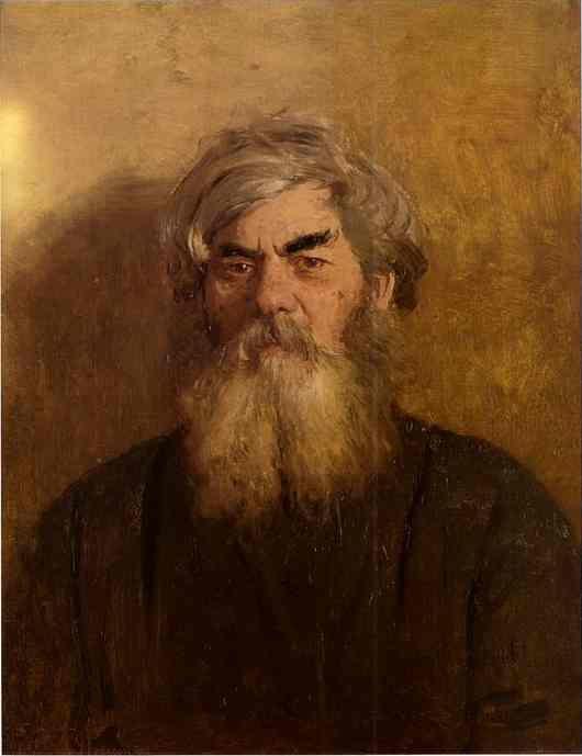 Ilya Repin. A Peasant with an Evil
 Eye.