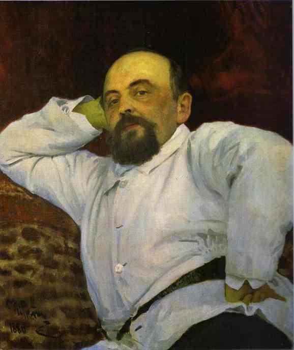 Ilya Repin. Portrait of Savva Mamontov.