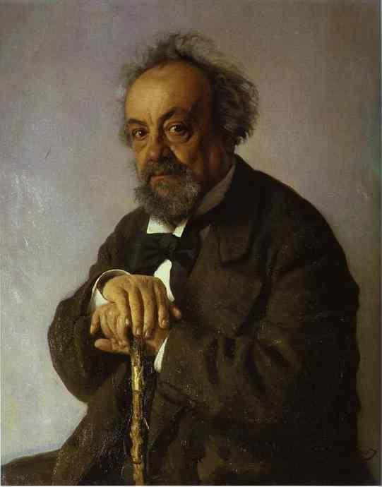 Ilya Repin. Portrait of the Author  Alexey Pisemsky.