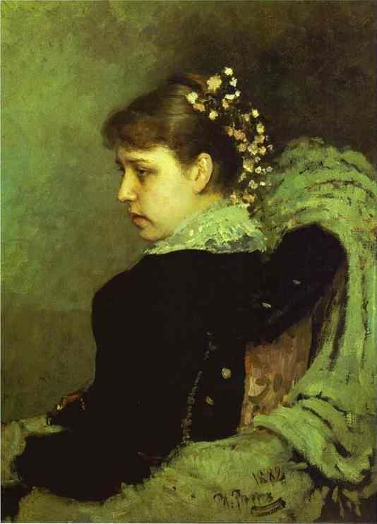 Ilya Repin. Portrait of T. A. Mamontova.