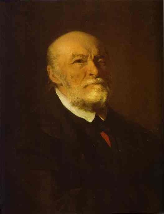 Ilya Repin. Portrait of the Surgeon  Nikolay Pirogov.
