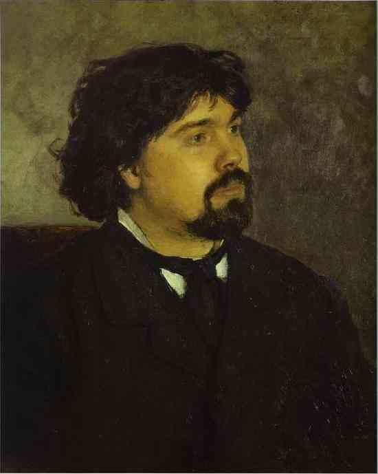 Ilya Repin. Portrait of the Artist
 Vasily Surikov.