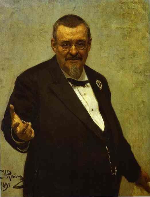 Ilya Repin. Portrait of the Lawyer  Vladimir Spasovitch.