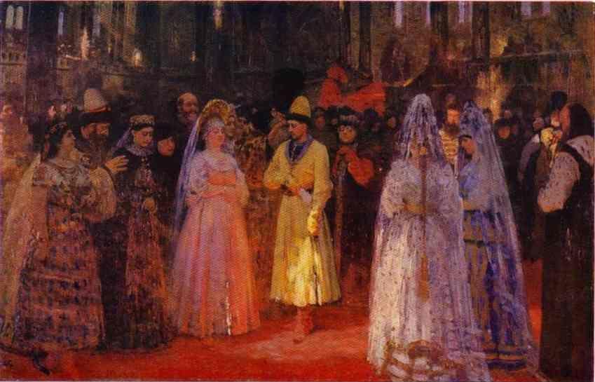 Ilya Repin. Choosing a Bride for a  Grand Duke.