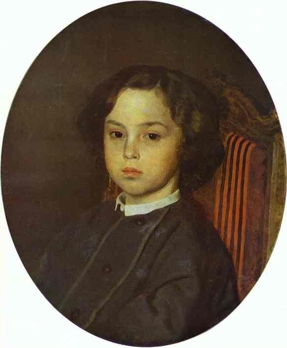 Ilya Repin. Portrait of a Boy.