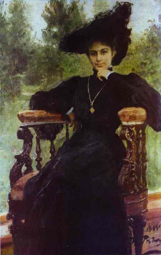 Ilya Repin. Portrait of Maria Andreeva.